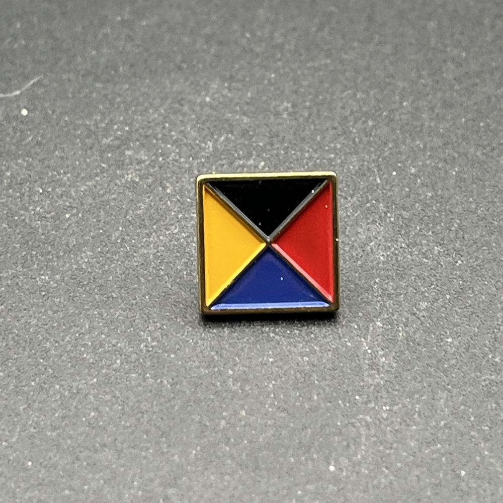 Nautical Flag Zulu Communication‎ Symbol Lapel Hat Pin